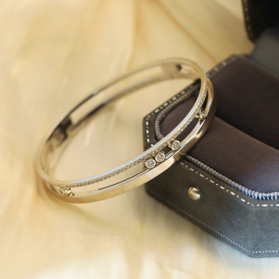 [⭐Maelin]Move Romane Diamond Bangle Bracelet