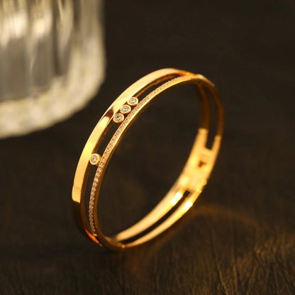 [⭐Maelin]Move Romane Diamond Bangle Bracelet