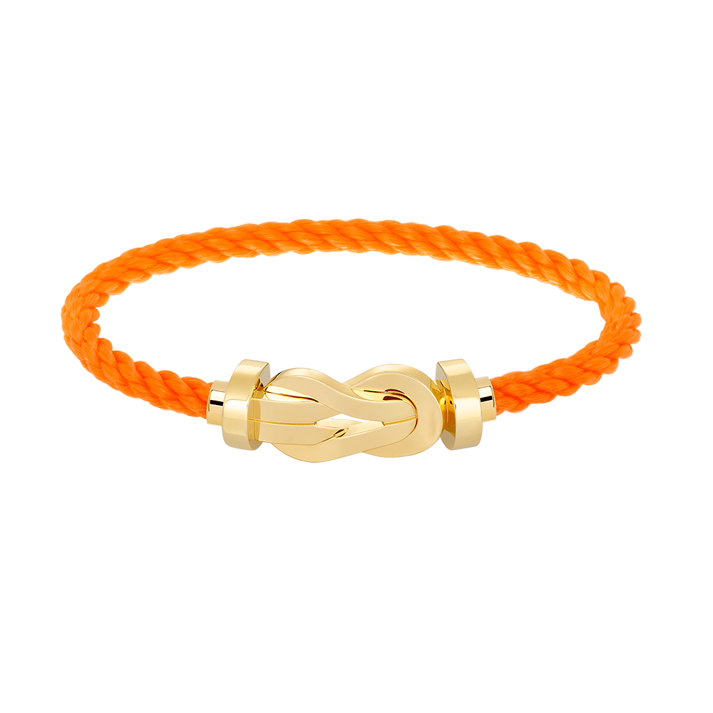 [⭐Maelin]CHANCE LARGE 8 FIGURE BUCKLE NO DIAMOND BRACELET GOLD