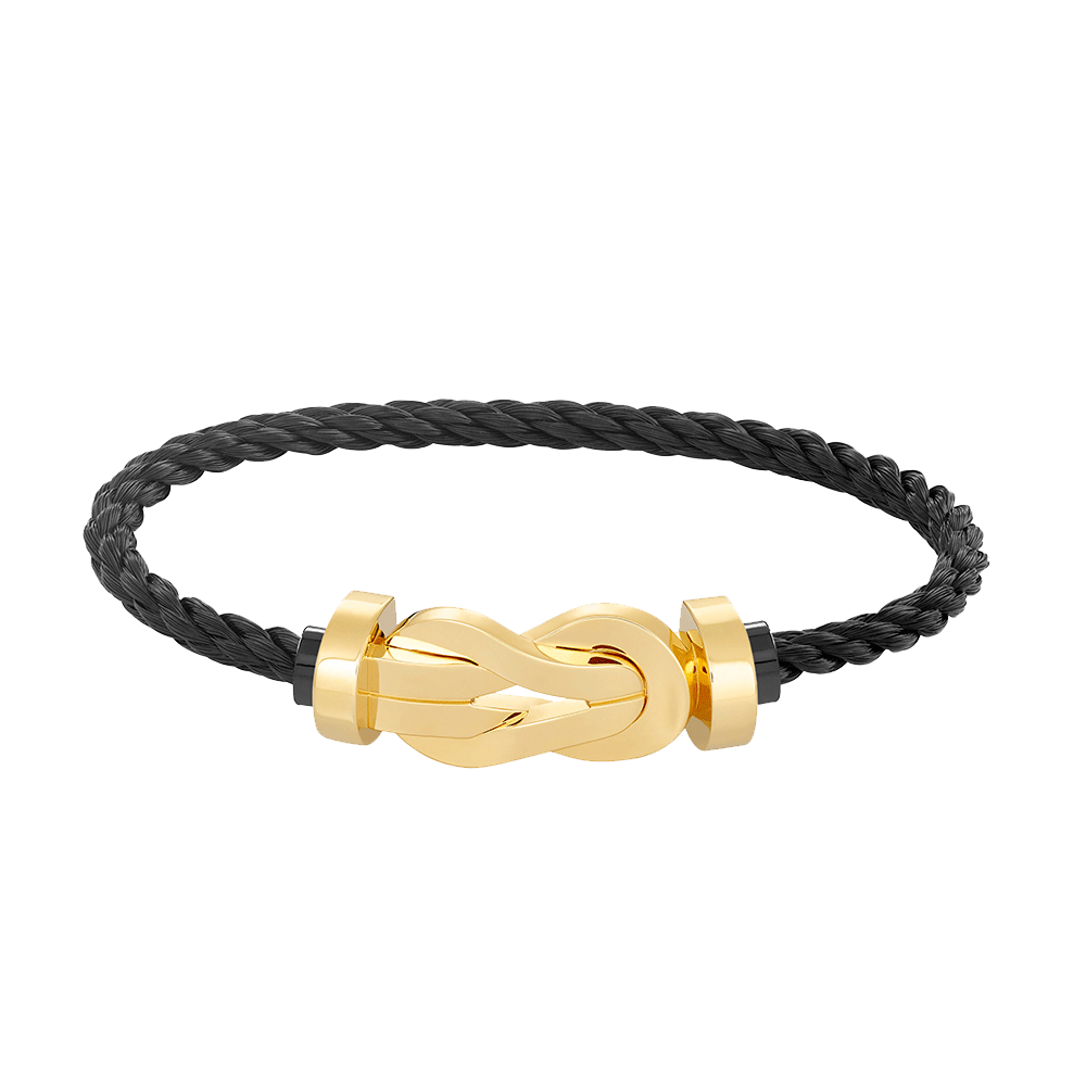 [⭐Maelin]CHANCE LARGE 8 FIGURE BUCKLE NO DIAMOND BRACELET GOLD