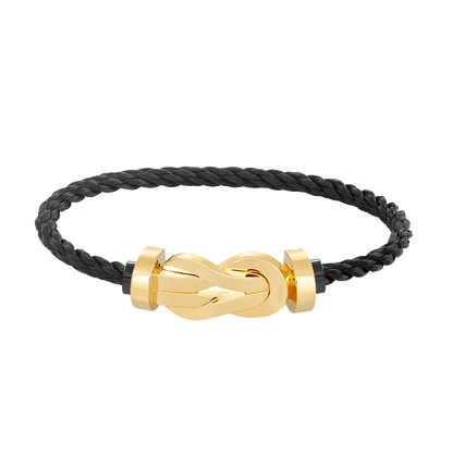 [⭐Maelin]CHANCE LARGE 8 FIGURE BUCKLE NO DIAMOND BRACELET GOLD