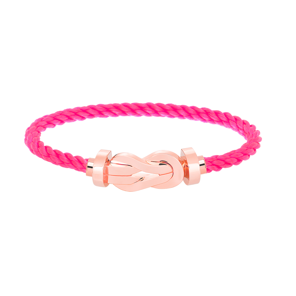[⭐Maelin]CHANCE LARGE 8 FIGURE BUCKLE NO DIAMOND BRACELET ROSE GOLD