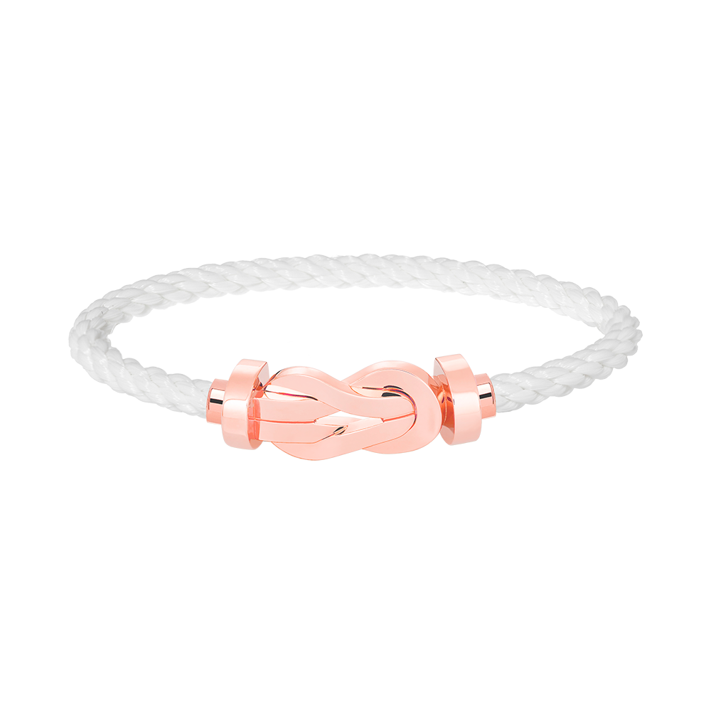 [⭐Maelin]CHANCE LARGE 8 FIGURE BUCKLE NO DIAMOND BRACELET ROSE GOLD