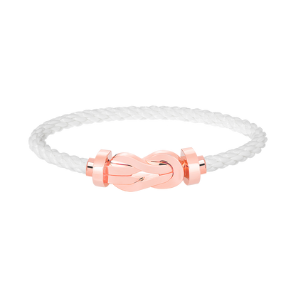 [⭐Maelin]CHANCE LARGE 8 FIGURE BUCKLE NO DIAMOND BRACELET ROSE GOLD