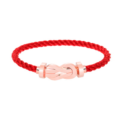 [⭐Maelin]CHANCE LARGE 8 FIGURE BUCKLE NO DIAMOND BRACELET ROSE GOLD