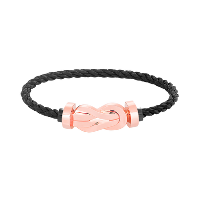 [⭐Maelin]CHANCE LARGE 8 FIGURE BUCKLE NO DIAMOND BRACELET ROSE GOLD