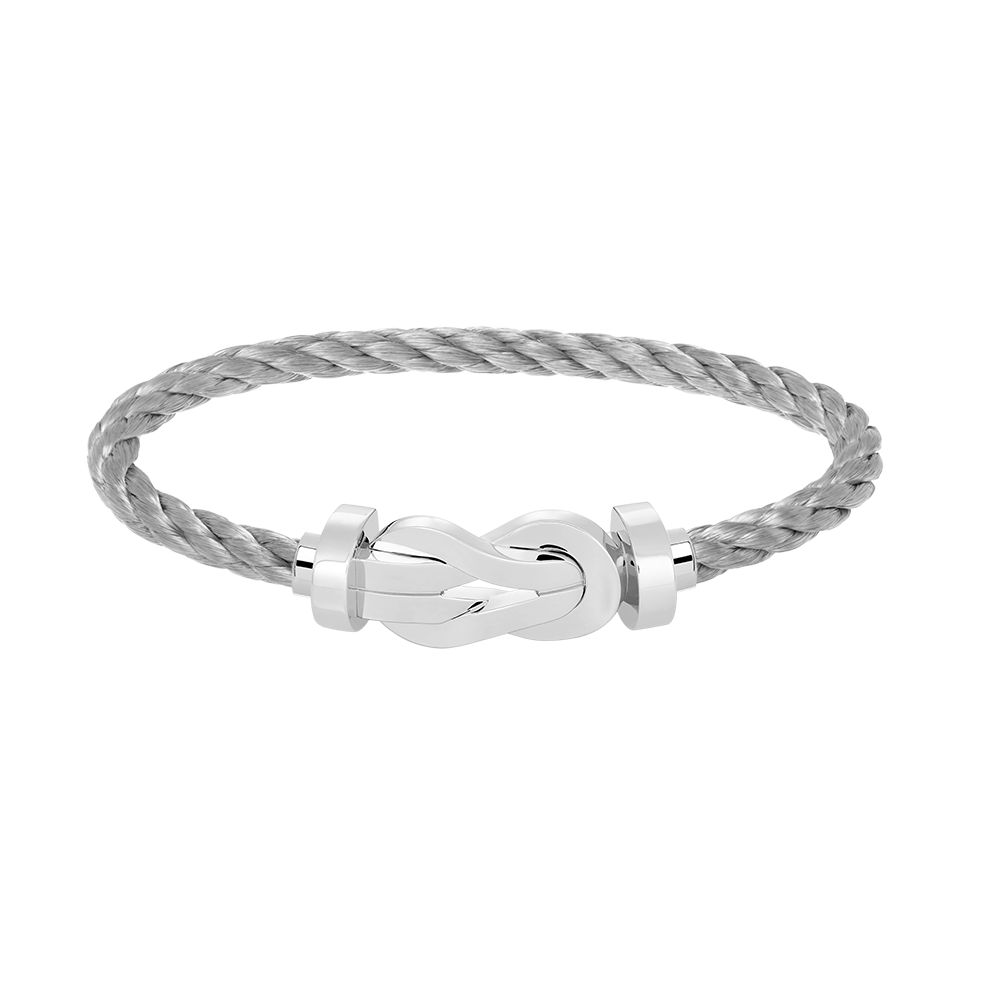 [⭐Maelin]CHANCE LARGE 8 FIGURE BUCKLE NO DIAMOND BRACELET SILVER