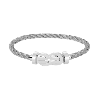 [⭐Maelin]CHANCE LARGE 8 FIGURE BUCKLE NO DIAMOND BRACELET SILVER