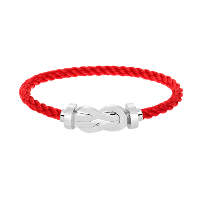 [⭐Maelin]CHANCE LARGE 8 FIGURE BUCKLE NO DIAMOND BRACELET SILVER