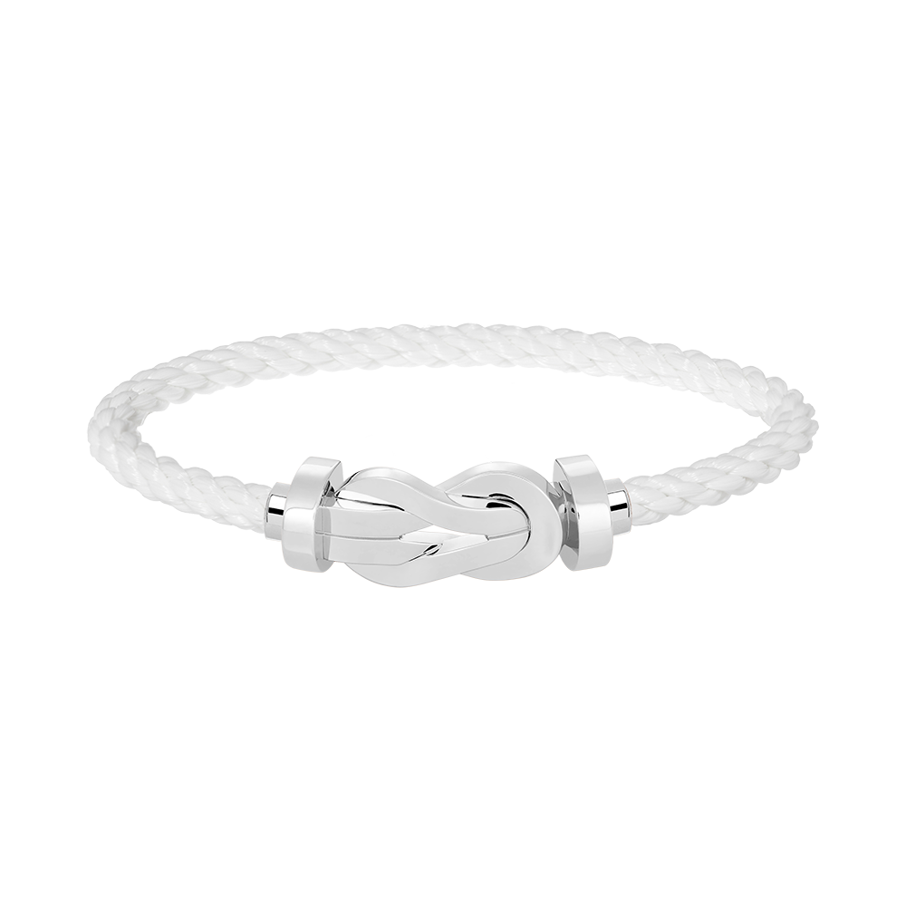 [⭐Maelin]CHANCE LARGE 8 FIGURE BUCKLE NO DIAMOND BRACELET SILVER