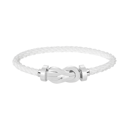 [⭐Maelin]CHANCE LARGE 8 FIGURE BUCKLE NO DIAMOND BRACELET SILVER