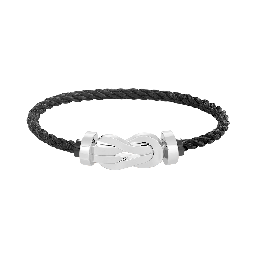 [⭐Maelin]CHANCE LARGE 8 FIGURE BUCKLE NO DIAMOND BRACELET SILVER