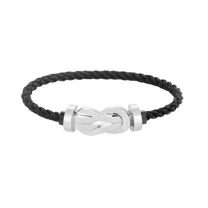 [⭐Maelin]CHANCE LARGE 8 FIGURE BUCKLE NO DIAMOND BRACELET SILVER
