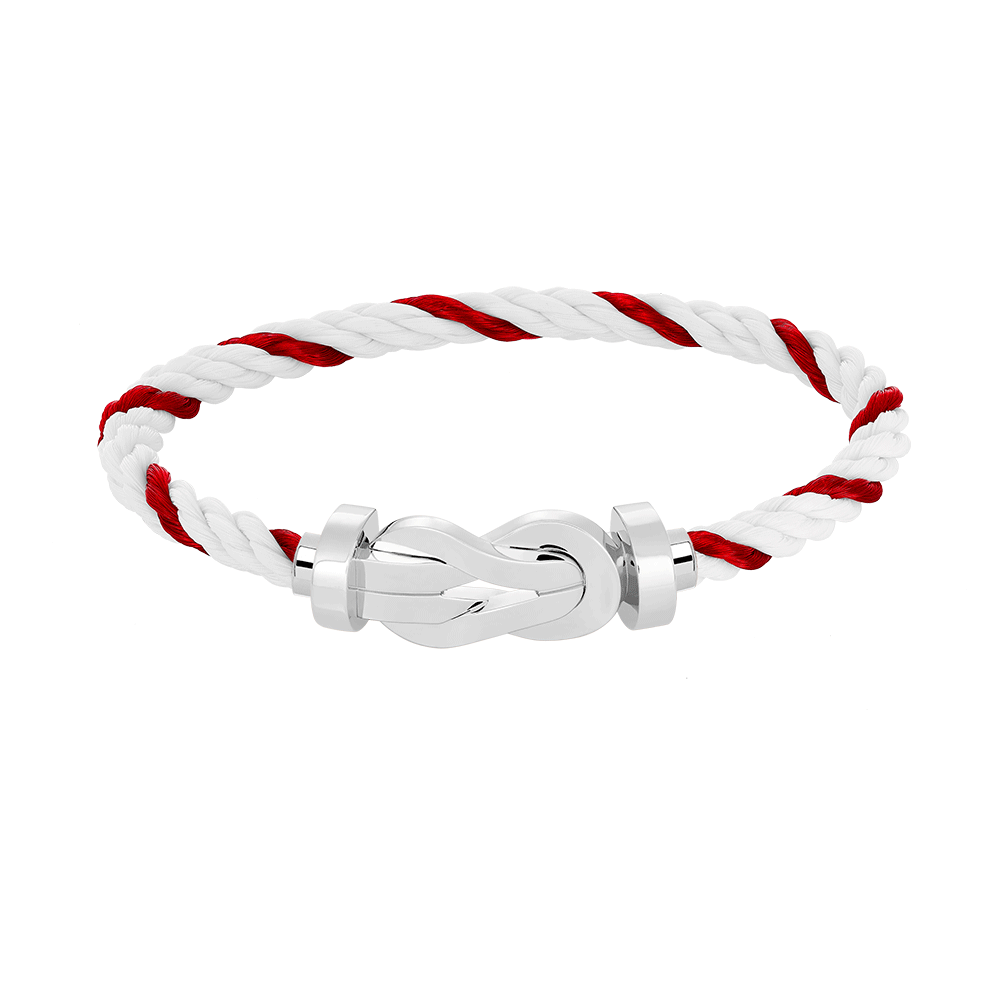 [⭐Maelin]CHANCE LARGE 8 FIGURE BUCKLE NO DIAMOND BRACELET SILVER