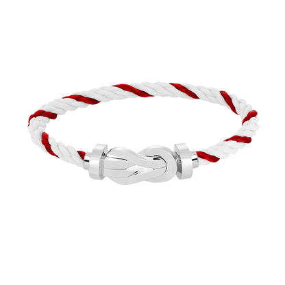 [⭐Maelin]CHANCE LARGE 8 FIGURE BUCKLE NO DIAMOND BRACELET SILVER