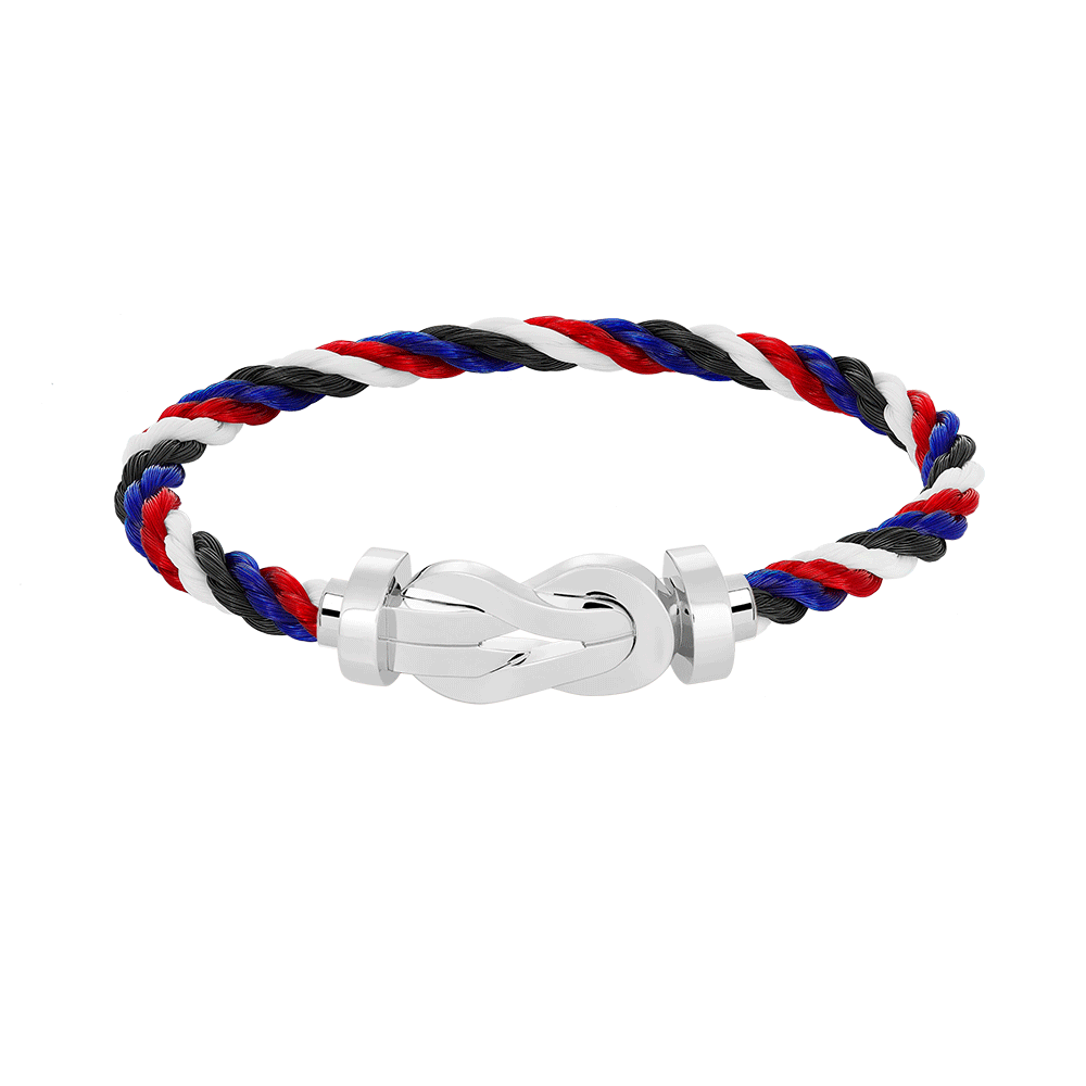 [⭐Maelin]CHANCE LARGE 8 FIGURE BUCKLE NO DIAMOND BRACELET SILVER
