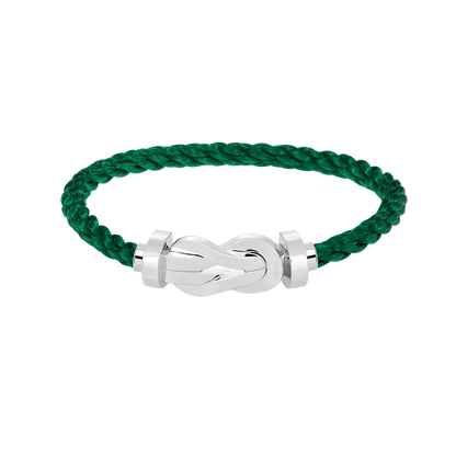 [⭐Maelin]CHANCE LARGE 8 FIGURE BUCKLE NO DIAMOND BRACELET SILVER