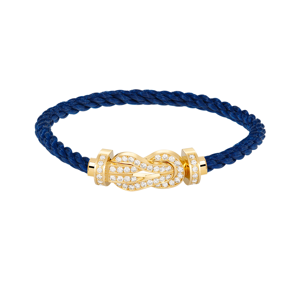 [⭐Maelin]CHANCE LARGE 8 FIGURE BUCKLE FULLDIAMOND BRACELET GOLD