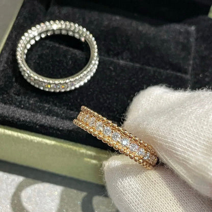 [⭐Maelin]PERLEE DIAMOND ROSE GOLD RING