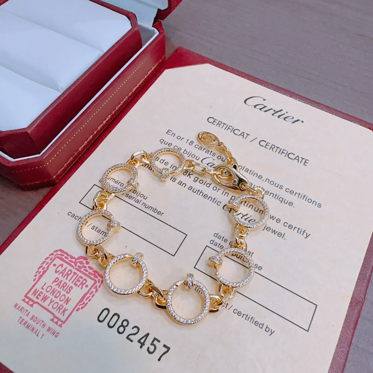 [⭐Maelin Jewelry] LOVE&JUSTE BRACELET DIAMONDS
