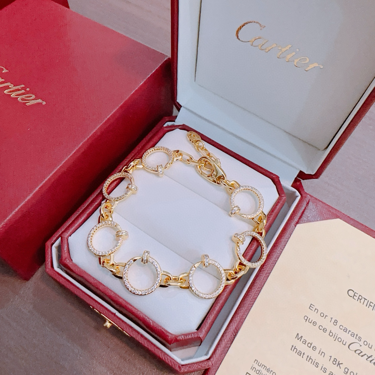 [⭐Maelin Jewelry] LOVE&JUSTE BRACELET DIAMONDS