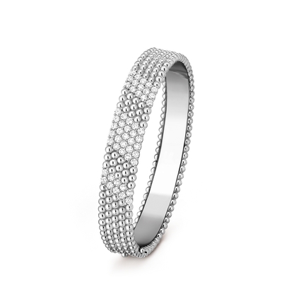 [⭐Maelin]  FIVE-ROW DIAMOND BRACELET