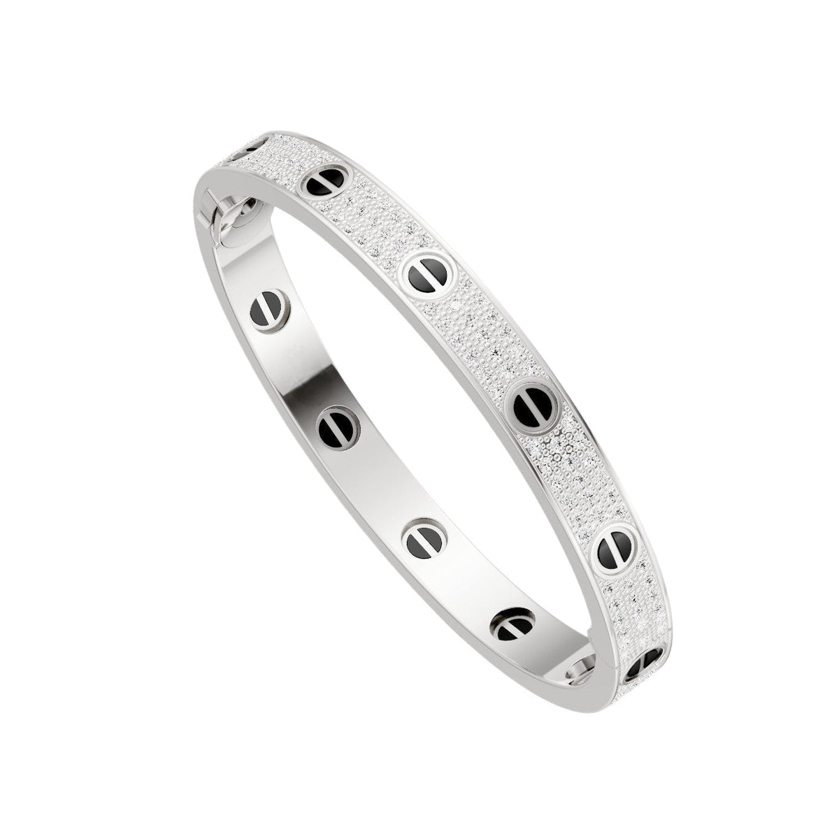 [⭐Maelin]LOVE BRACELET 6.1MM DIAMOND-PAVED CERAMIC