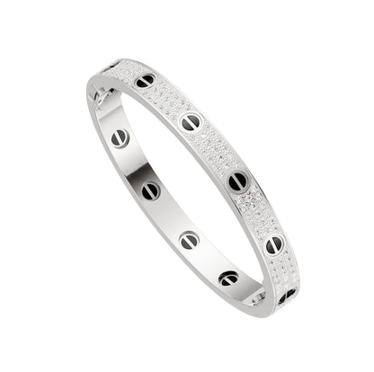[⭐Maelin]LOVE BRACELET 6.1MM DIAMOND-PAVED CERAMIC