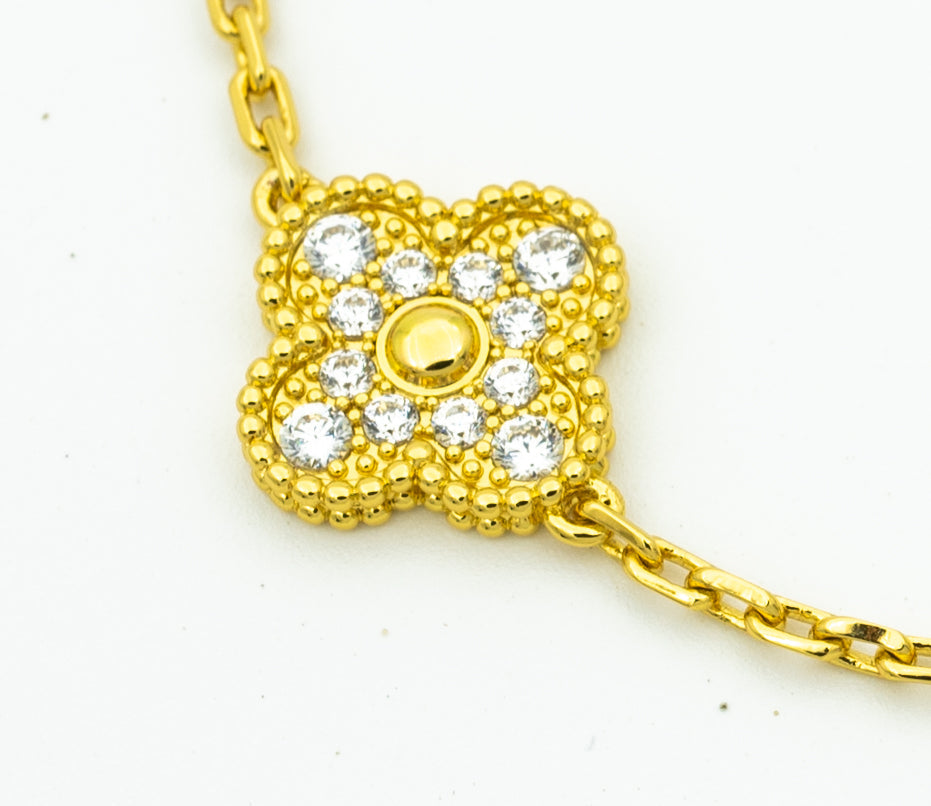 [⭐Maelin] CLOVER 5 MOTIF LASER BRACELET COLLECTION