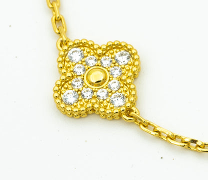 [⭐Maelin] CLOVER 5 MOTIF LASER BRACELET COLLECTION