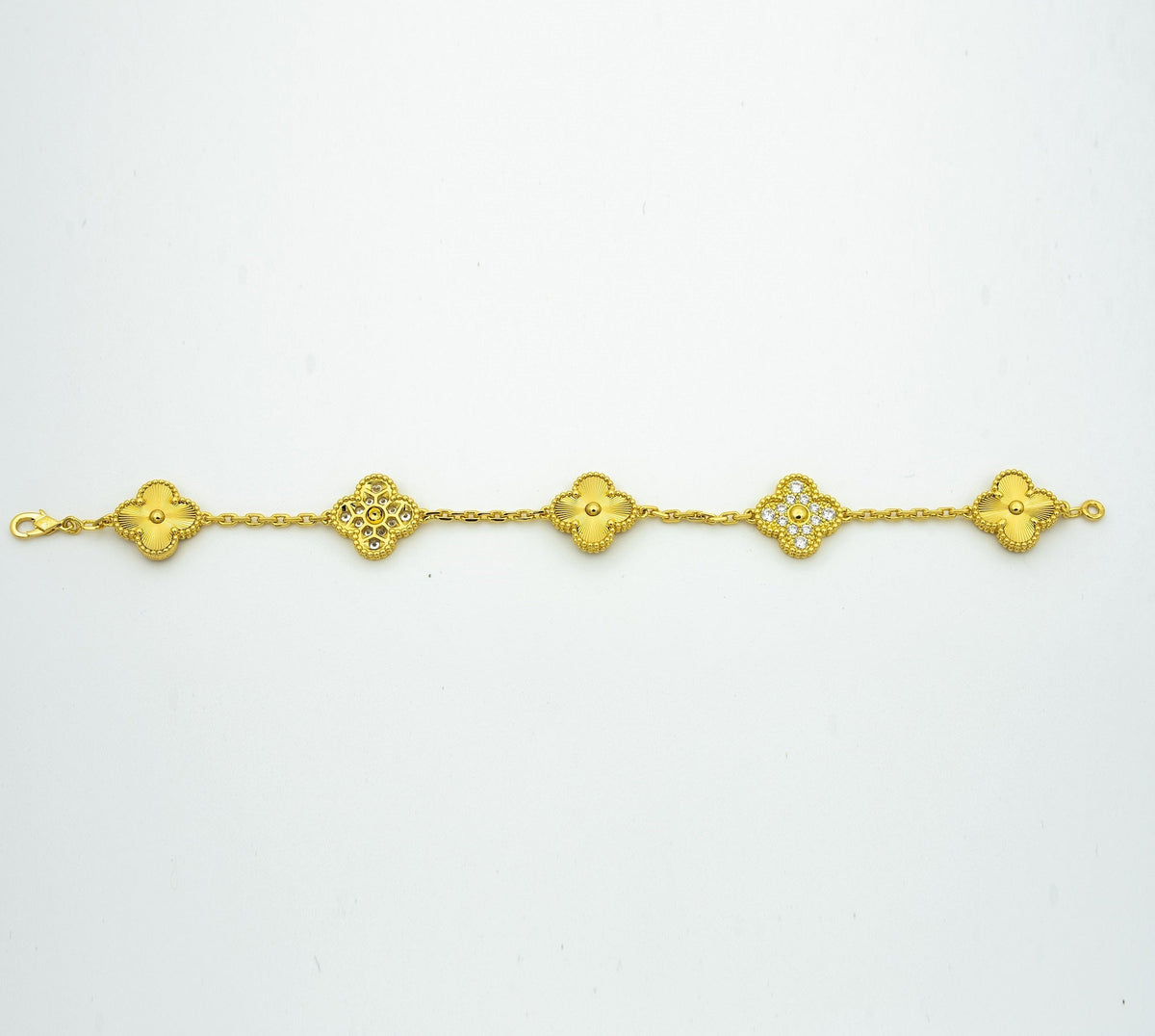 [⭐Maelin] CLOVER 5 MOTIF LASER BRACELET COLLECTION