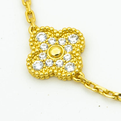 [⭐Maelin] CLOVER 5 MOTIF LASER BRACELET COLLECTION