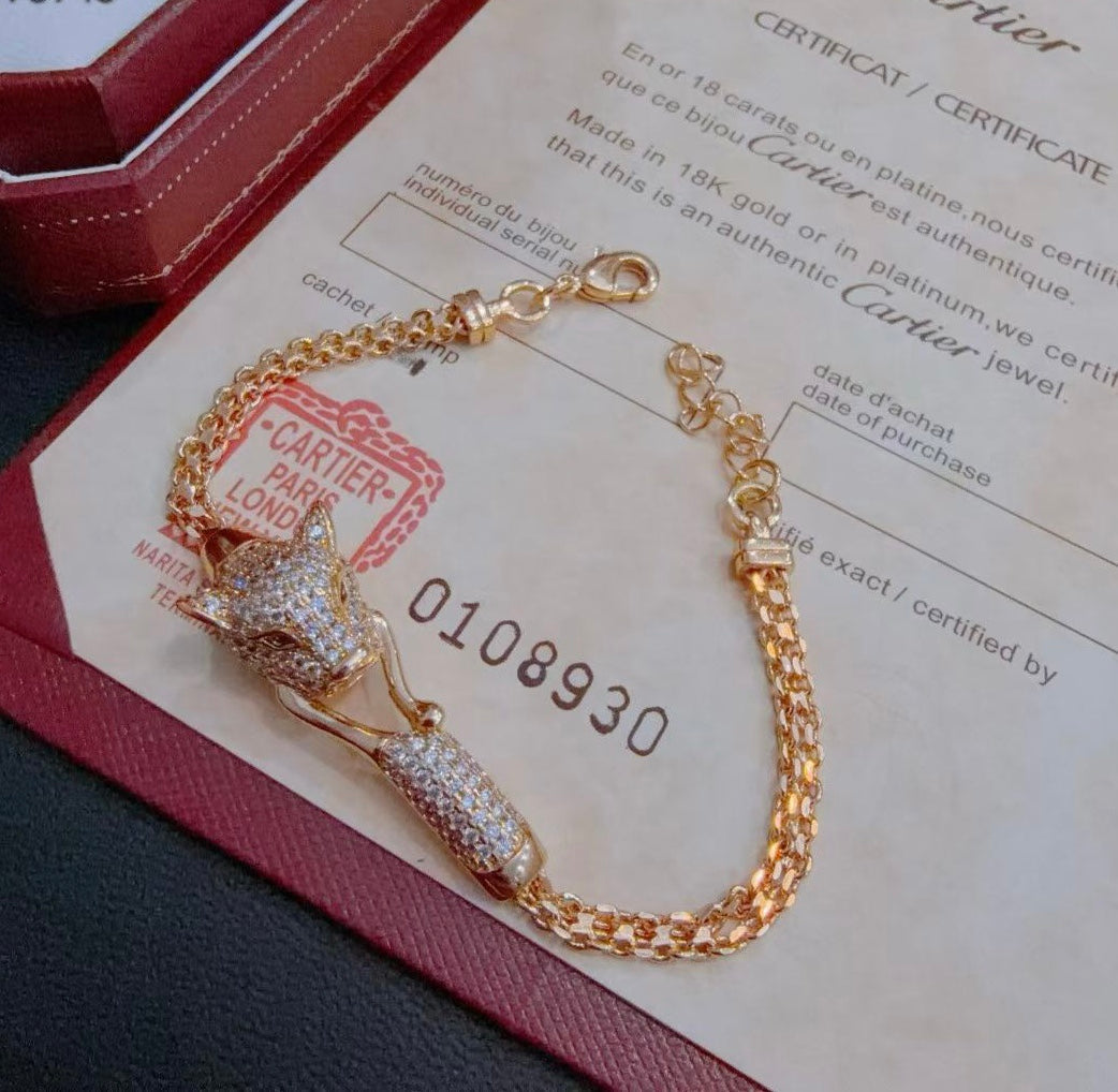 [⭐Maelin Jewelry] PANTHERE  BRACELET DIAMONDS