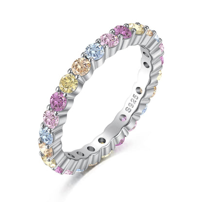 [Maelin Jewelry]Elegant Vivid Round Cut Daily Ring