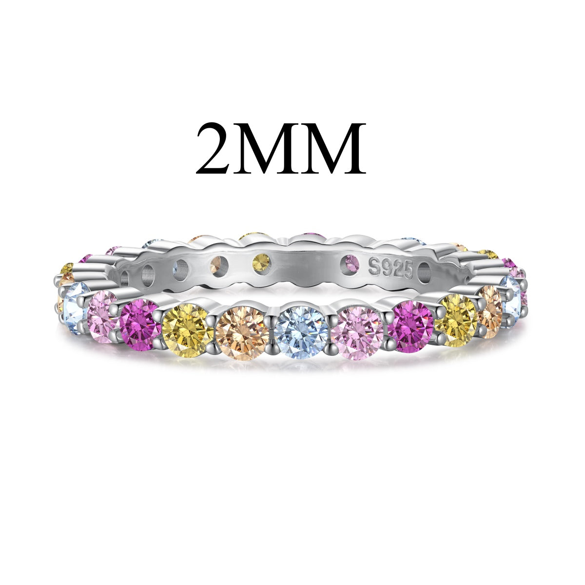 [Maelin Jewelry]Elegant Vivid Round Cut Daily Ring