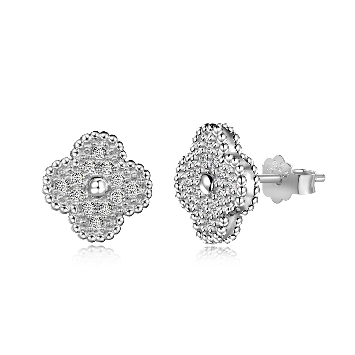 [Maelin Jewelry]Four Leaf Clover Fashion Earrings