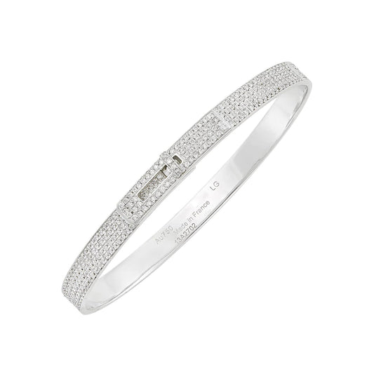 [⭐Maelin]HM KELLY BRACELET IN SILVER AND FULL PAVE DIAMOND