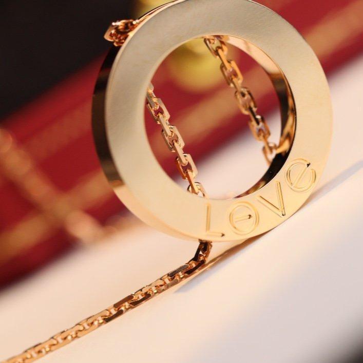 [⭐Maelin]LOVE NECKLACE ADJUSTABLE ROSE GOLD