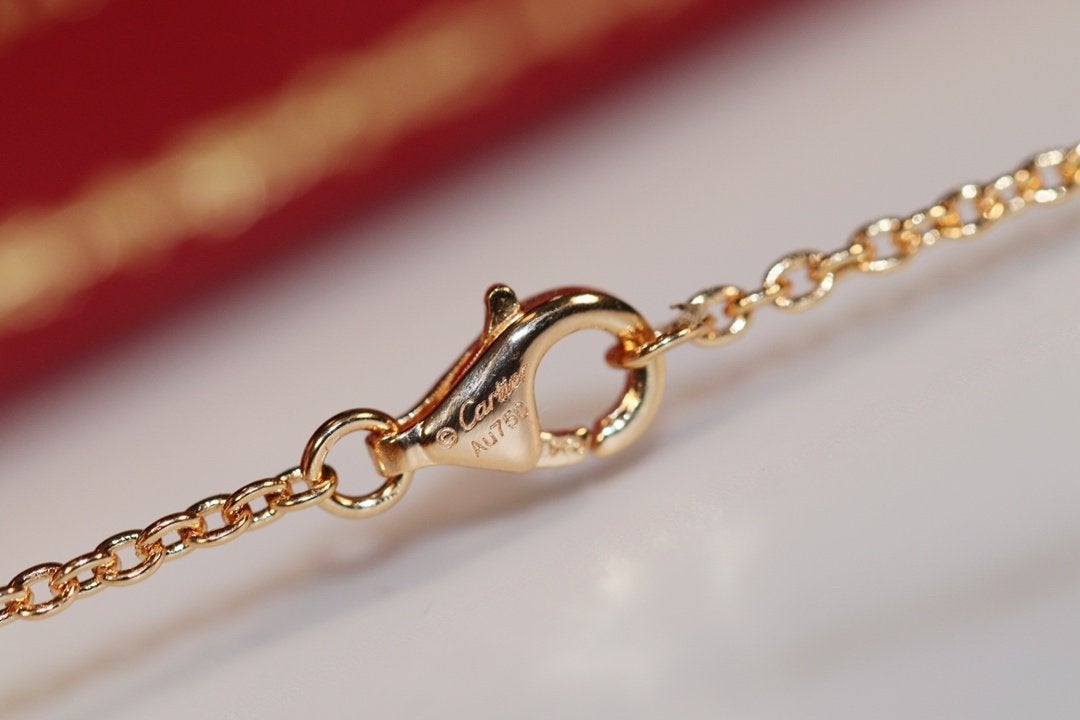 [⭐Maelin]LOVE NECKLACE PINK GOLD AND SILVER