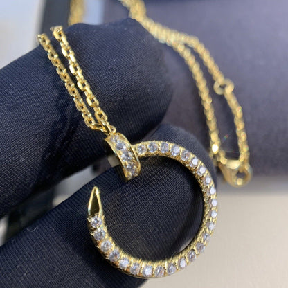 [⭐Maelin]JUSTE NECKLACE GOLD DIAMONDS