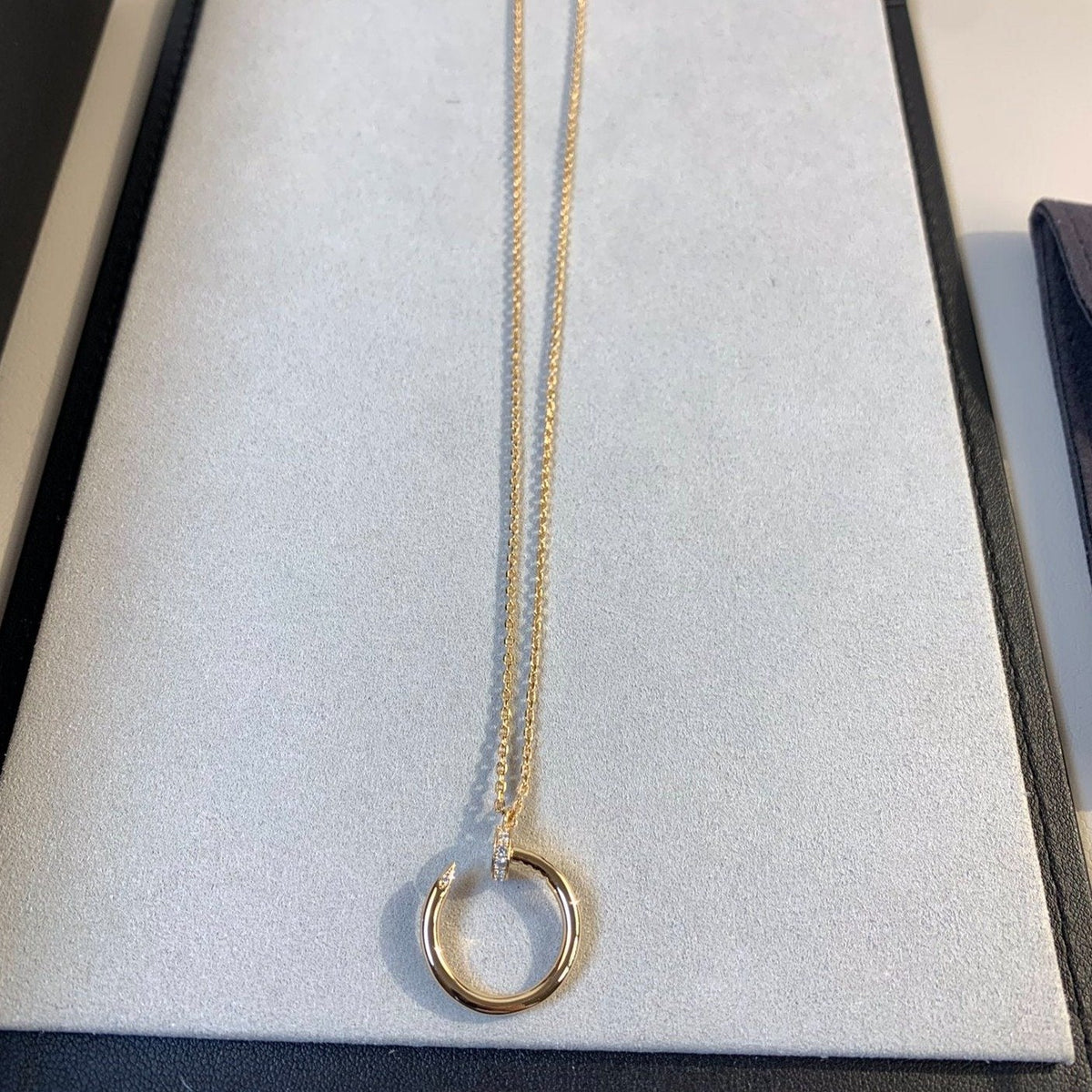 [⭐Maelin]JUSTE NECKLACE PINK GOLD