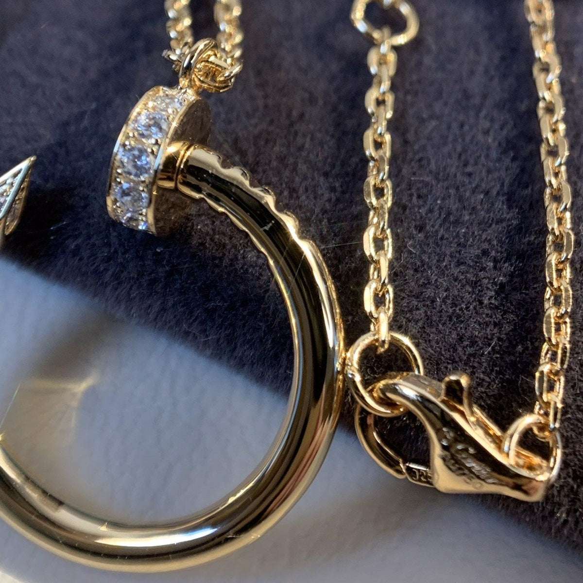 [⭐Maelin]JUSTE NECKLACE PINK GOLD