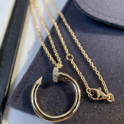 [⭐Maelin]JUSTE NECKLACE PINK GOLD
