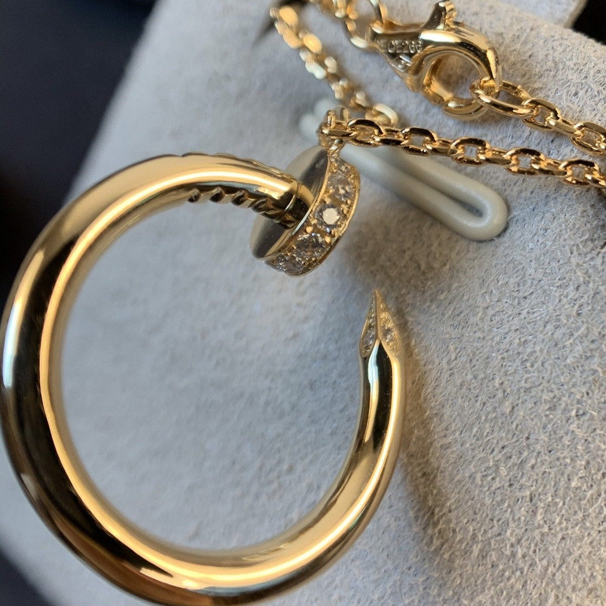 [⭐Maelin]JUSTE NECKLACE PINK GOLD