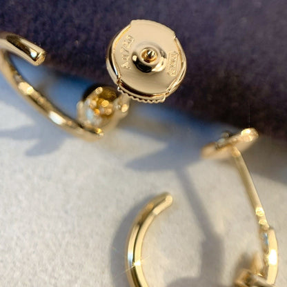 [⭐Maelin]JUSTE EARRINGS PINK GOLD