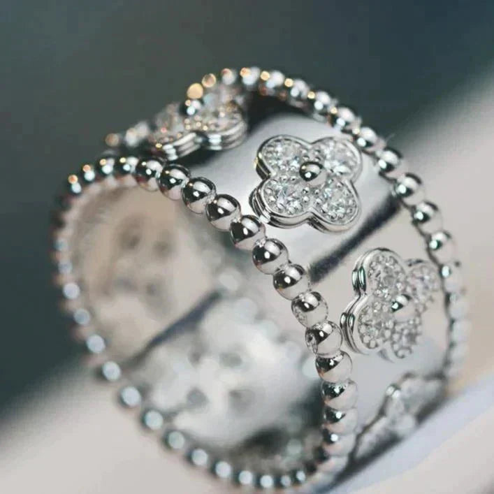 [⭐Maelin]CLOVER KALEIDOSCOPE RING 10MM