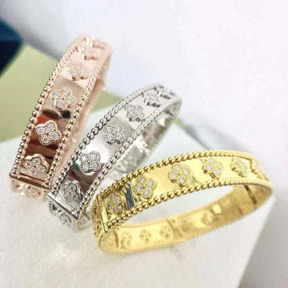 [⭐Maelin]CLOVER BRACELET 8MM DIAMONDS