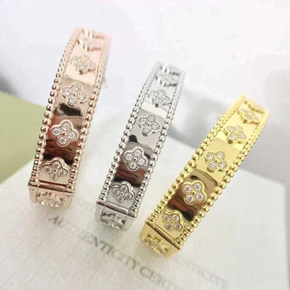 [⭐Maelin]CLOVER BRACELET 8MM DIAMONDS