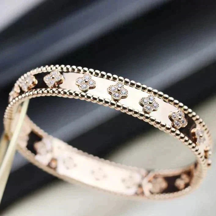 [⭐Maelin]CLOVER BRACELET 8MM DIAMONDS