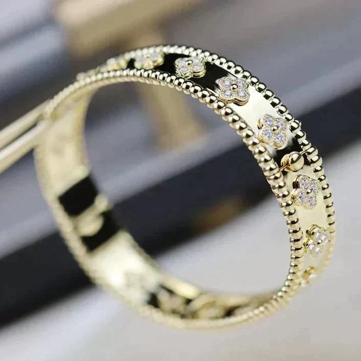 [⭐Maelin]CLOVER BRACELET 8MM DIAMONDS